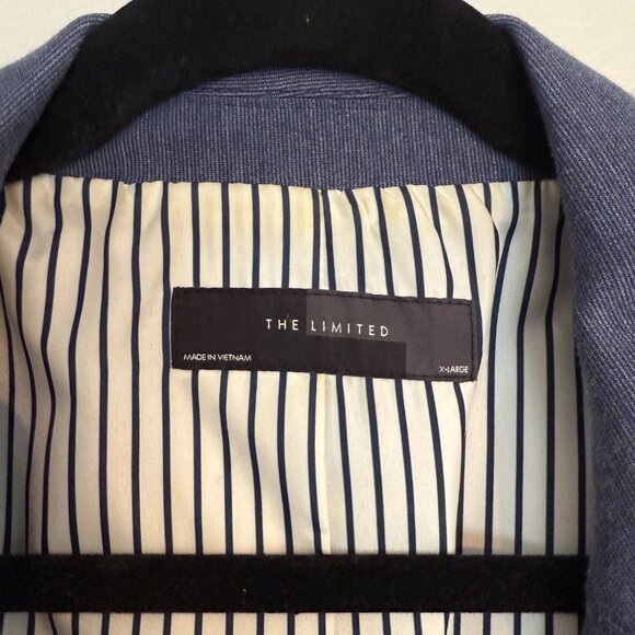 The Limited Women's Blazer, Blue & White - Picture 6 of 10